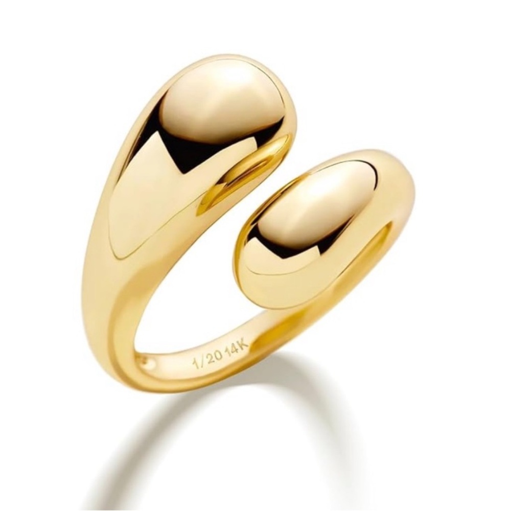 Wrap 14K Gold Plated Chunky Ring